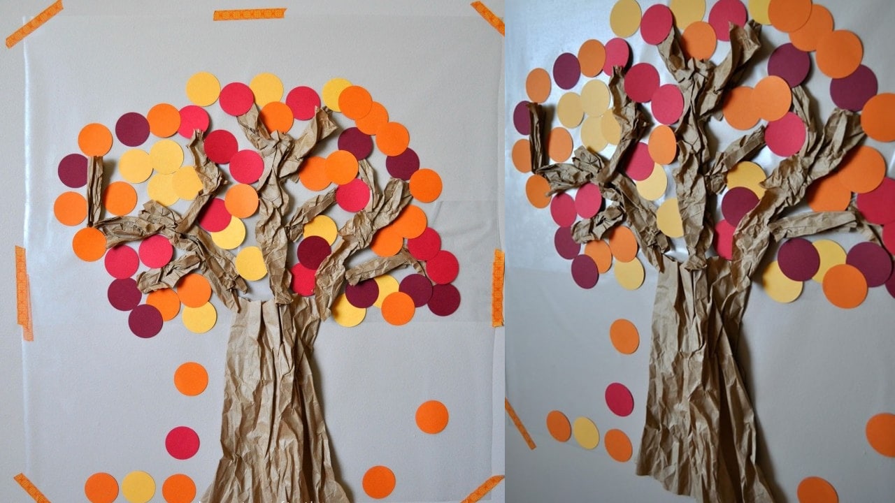 Contact Paper Sticky Wall Fall Tree.
