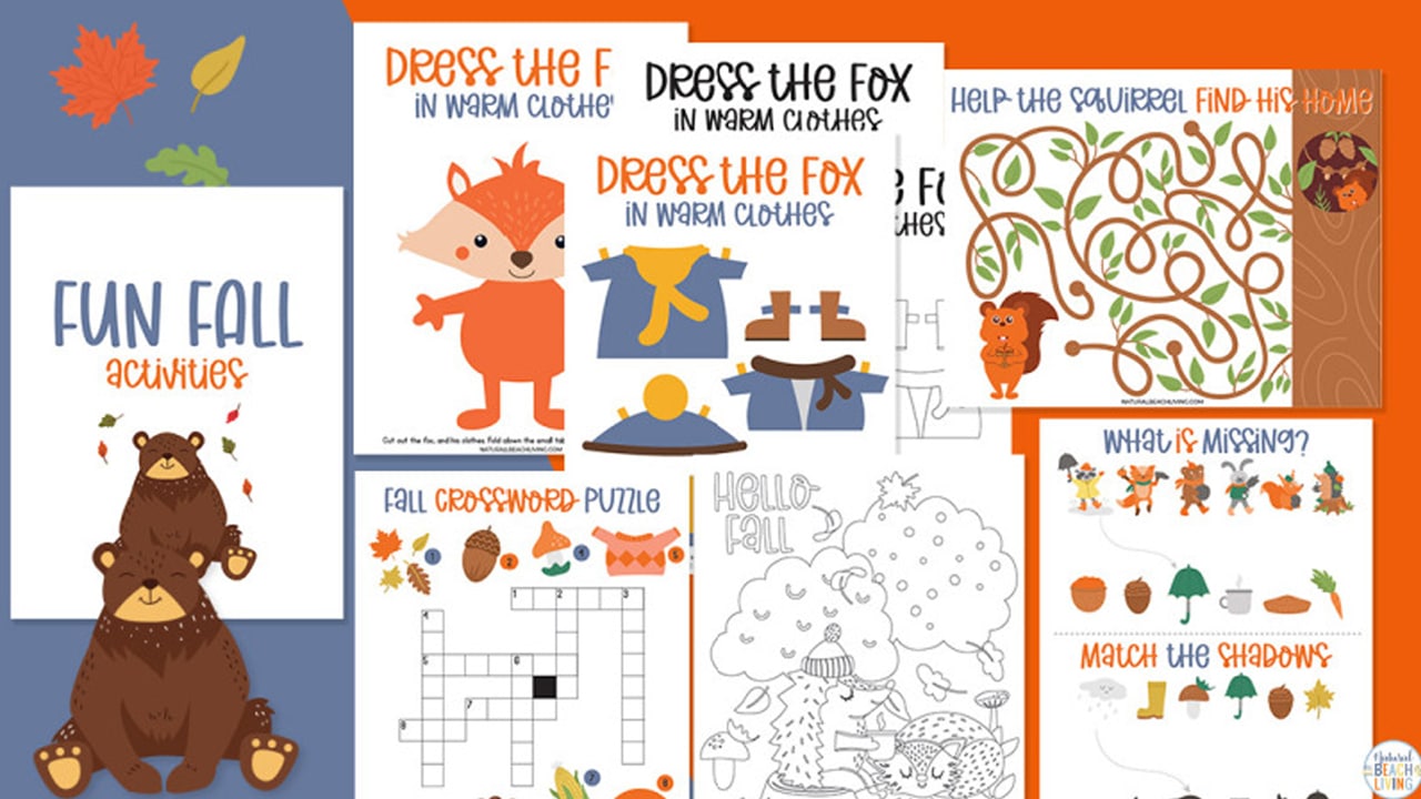 Fall Activities for Kindergarten.
