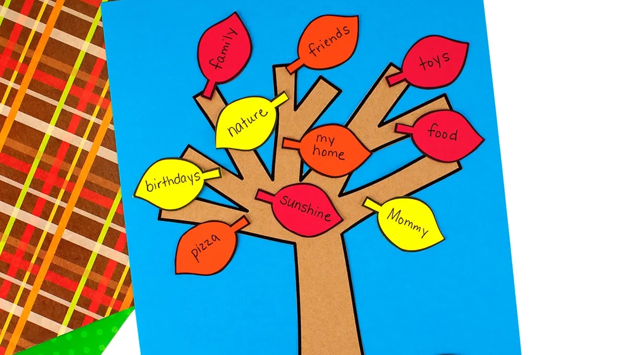 Gratitude Tree Craft.