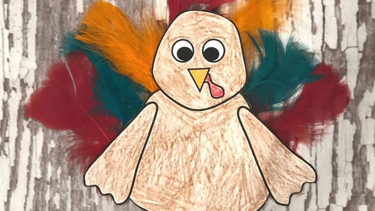 Turkey Craft Template.