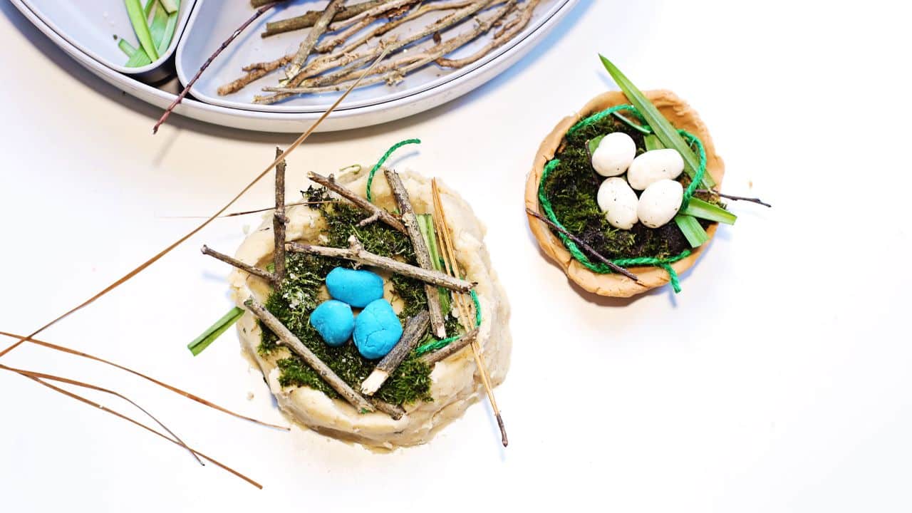 Easy Build a Bird Nest Activity (Perfect for Kids Who Love Nature and Playdough)