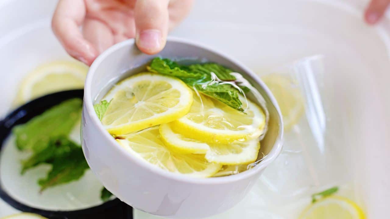 Lemon & Mint Sensory Bin That Engages All Senses