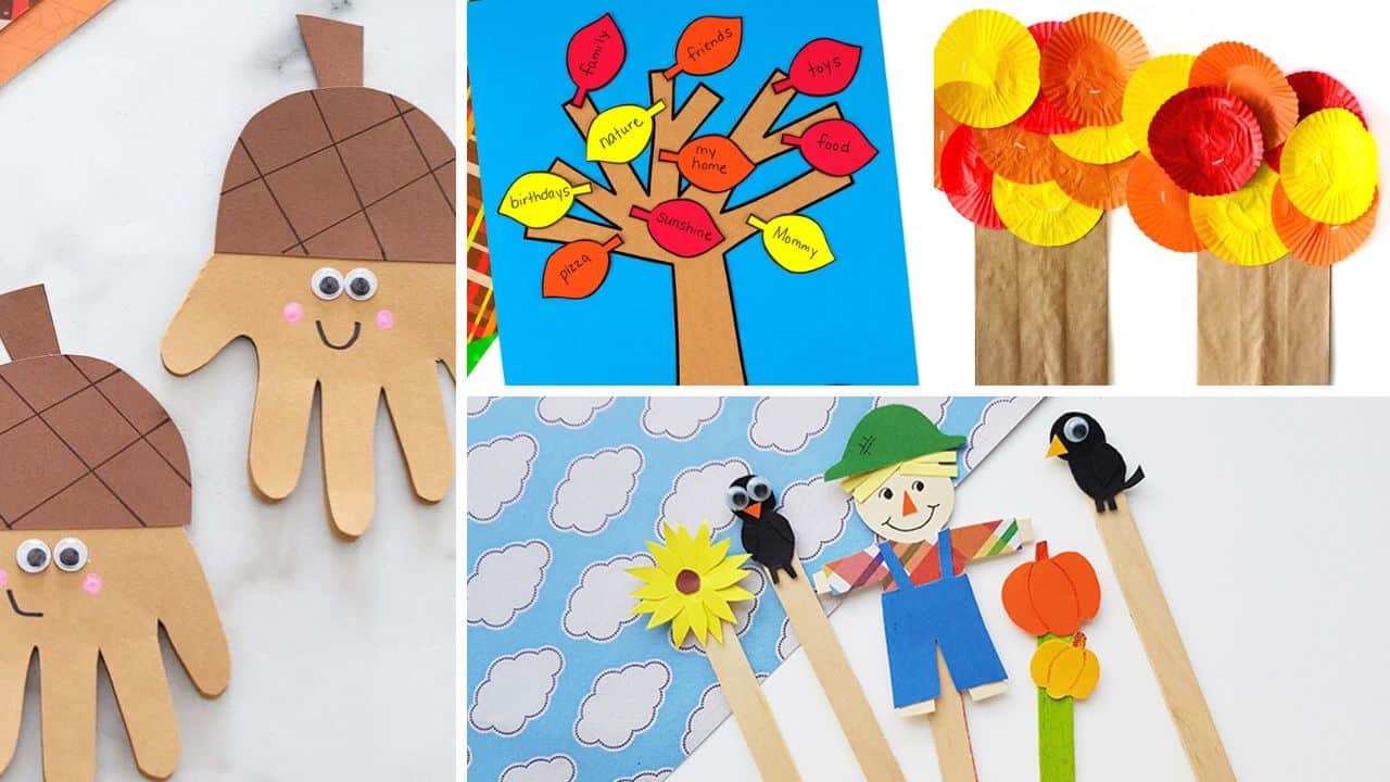 20 No-Prep Fall Crafts for Kids (That Won’t Stress You Out)