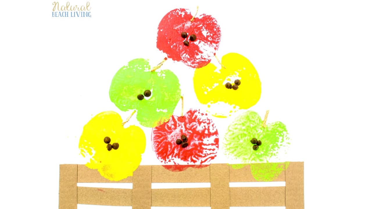 Apple Stamping Craft.