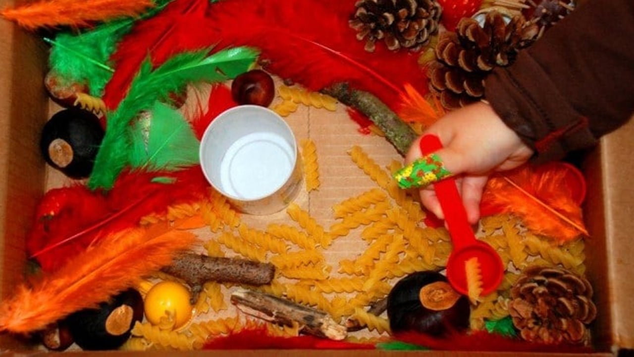 (Autumn) Sensory Box.