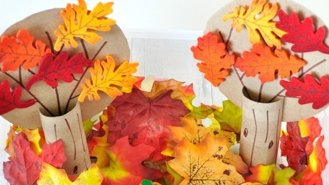 How to Make a Fall Sensory Bin.