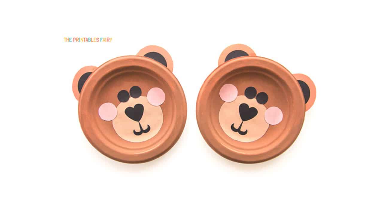 Paper Plate Bear.
