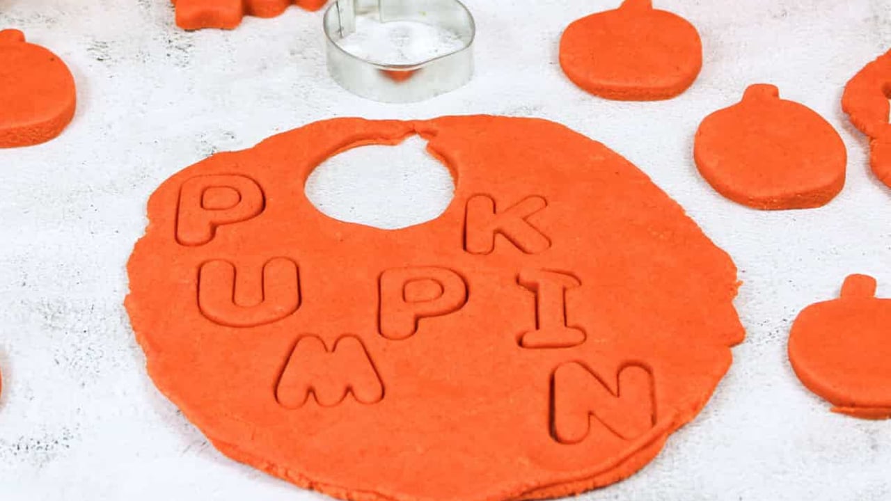 Pumpkin Playdough.