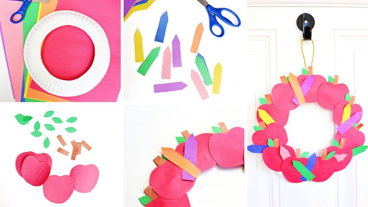 back to school wreath instructions.