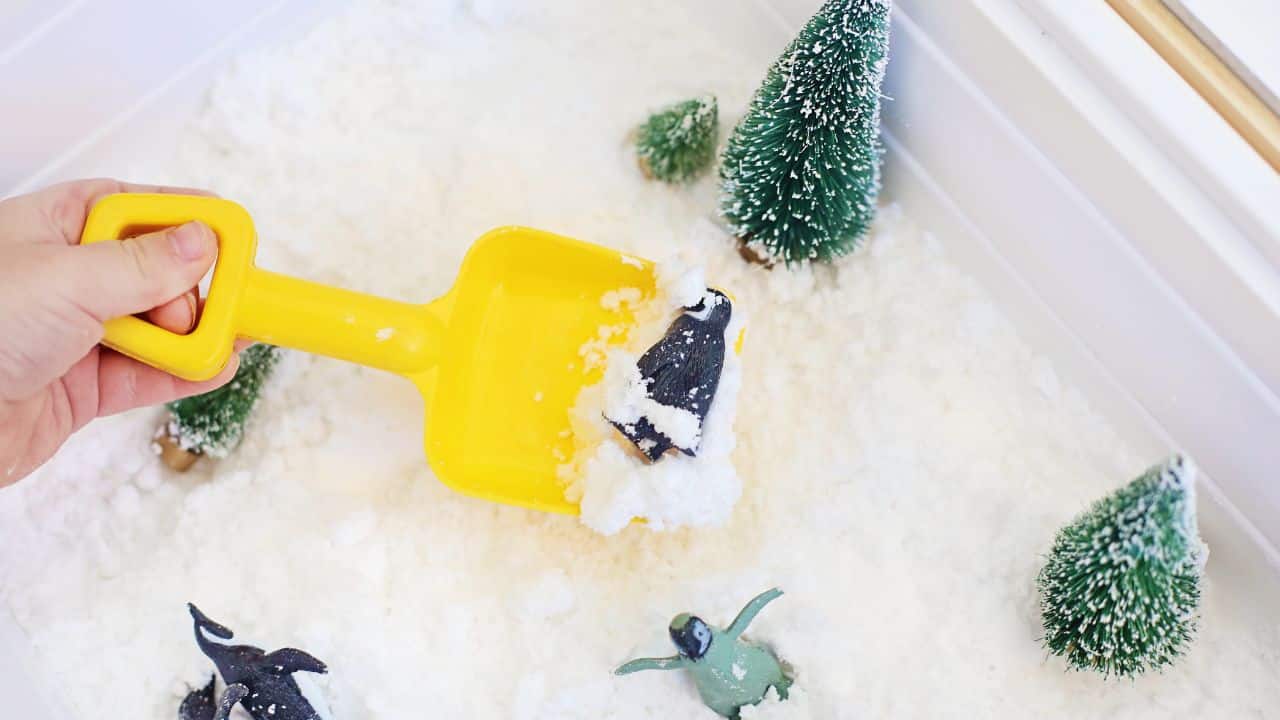 Penguin Rescue Sensory Bin