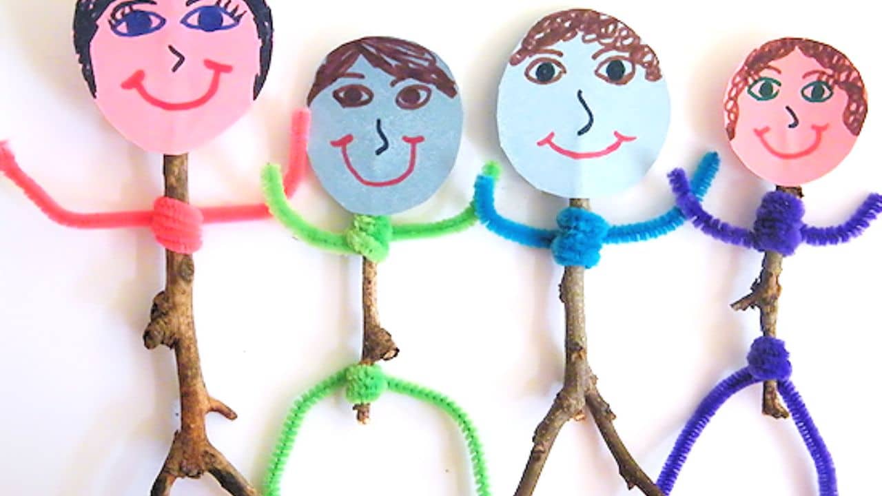 stick people nature craft.